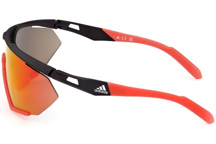 Okulary przeciwsłoneczne Adidas Sport SP0071 05L Pojedyncze | Shield Czarne