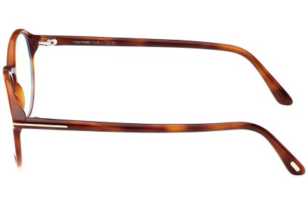 Okulary korekcyjne Tom Ford FT5867-B 053 Okrągłe Havana