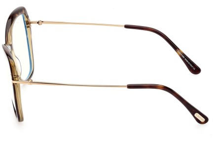 Okulary korekcyjne Tom Ford FT5882-B 056 Kocie oczy Havana