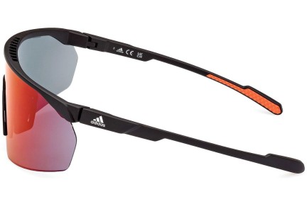 Okulary przeciwsłoneczne Adidas Sport SP0075 02Z Pojedyncze | Shield Czarne