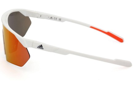 Okulary przeciwsłoneczne Adidas Sport SP0076 21L Pojedyncze | Shield Białe