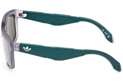 Okulary przeciwsłoneczne Adidas Originals OR0093 20Q Kwadratowe Szare