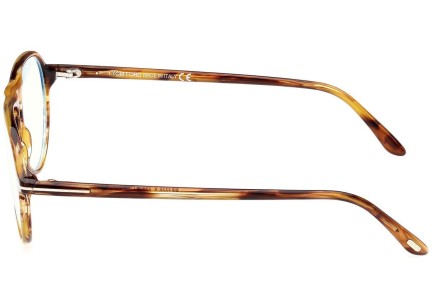 Okulary korekcyjne Tom Ford FT5869-B 050 Pilotki (Aviator) Brązowe