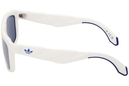 Okulary przeciwsłoneczne Adidas Originals OR0093 21X Kwadratowe Białe