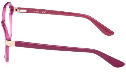 Okulary korekcyjne Guess GU2955 081 Kocie oczy Różowe