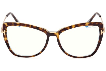 Okulary korekcyjne Tom Ford FT5882-B 056 Kocie oczy Havana