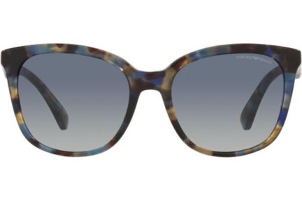 Okulary przeciwsłoneczne Emporio Armani EA4157 58624L Kocie oczy Havana