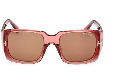 Okulary przeciwsłoneczne Tom Ford FT1035 72E Kwadratowe Różowe