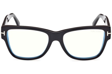 Okulary korekcyjne Tom Ford FT5878-B 001 Kwadratowe Czarne