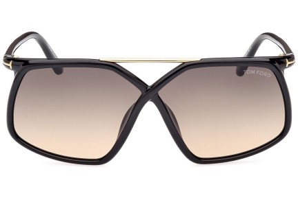 Okulary przeciwsłoneczne Tom Ford FT1038 01B Nieregularny Czarne