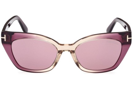 Okulary przeciwsłoneczne Tom Ford FT1031 83Y Kocie oczy Fioletowe