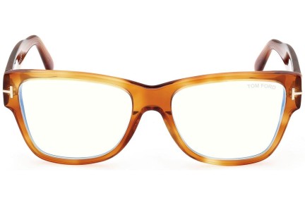 Okulary korekcyjne Tom Ford FT5878-B 053 Kwadratowe Havana