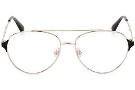 Okulary korekcyjne Max&Co. MO5099 032 Pilotki (Aviator) Złote