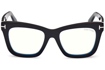 Okulary korekcyjne Tom Ford FT5881-B 001 Kwadratowe Czarne