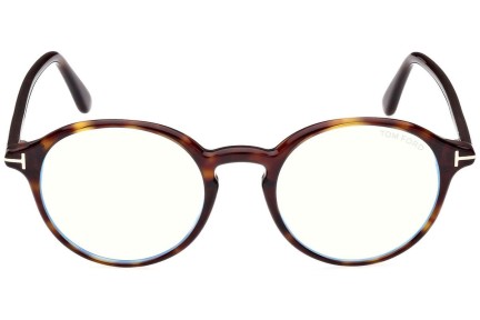 Okulary korekcyjne Tom Ford FT5867-B 052 Okrągłe Havana