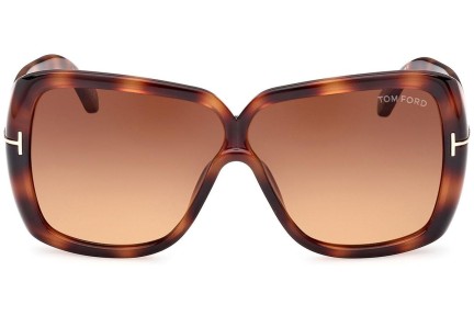 Okulary przeciwsłoneczne Tom Ford FT1037 52F Oversize Havana