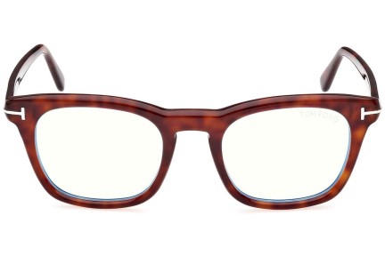 Okulary korekcyjne Tom Ford FT5870-B 054 Kwadratowe Havana