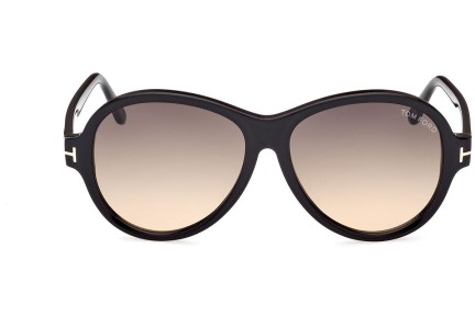 Okulary przeciwsłoneczne Tom Ford FT1033 01B Oversize Czarne