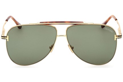 Okulary przeciwsłoneczne Tom Ford FT1018 30N Pilotki (Aviator) Złote