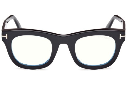 Okulary korekcyjne Tom Ford FT5872-B 001 Kwadratowe Czarne