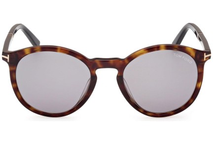 Okulary przeciwsłoneczne Tom Ford FT1021 52A Okrągłe Havana