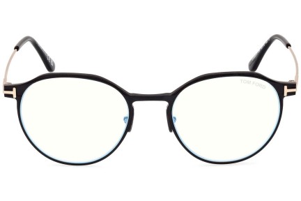 Okulary korekcyjne Tom Ford FT5866-B 002 Okrągłe Czarne