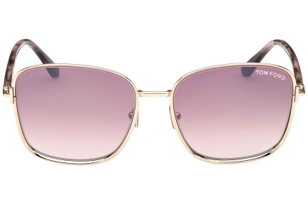 Okulary przeciwsłoneczne Tom Ford FT1029 28Z Kwadratowe Złote