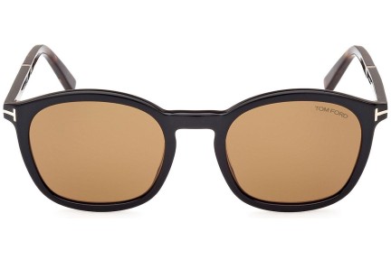 Okulary przeciwsłoneczne Tom Ford FT1020 01E Pilotki (Aviator) Czarne