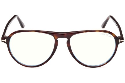 Okulary korekcyjne Tom Ford FT5869-B 052 Pilotki (Aviator) Havana