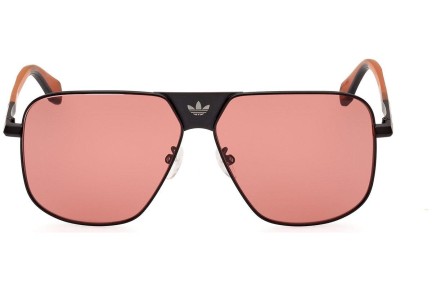 Okulary przeciwsłoneczne Adidas Originals OR0091 02J Pilotki (Aviator) Czarne