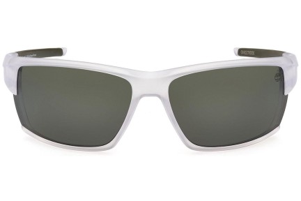 Okulary przeciwsłoneczne Timberland TB9308 26R Polarized Prostokątne Białe