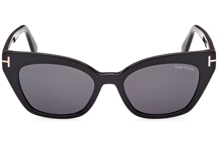 Okulary przeciwsłoneczne Tom Ford FT1031 01A Kocie oczy Czarne