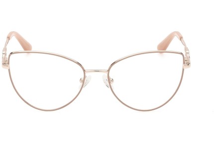 Okulary korekcyjne Guess GU2954 059 Kocie oczy Beżowe