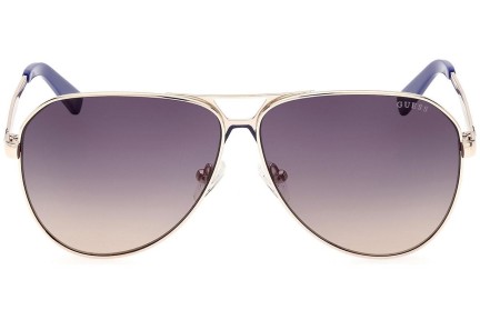 Okulary przeciwsłoneczne Guess GU00069 32W Pilotki (Aviator) Złote