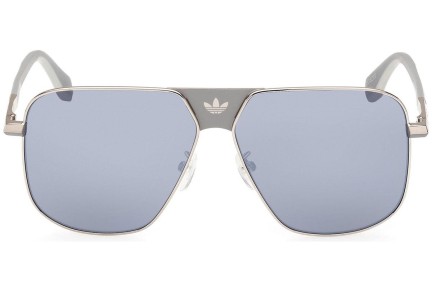 Okulary przeciwsłoneczne Adidas Originals OR0091 16C Pilotki (Aviator) Srebrne