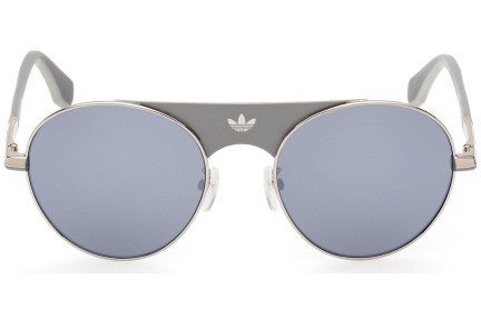 Okulary przeciwsłoneczne Adidas Originals OR0092 16C Okrągłe Srebrne