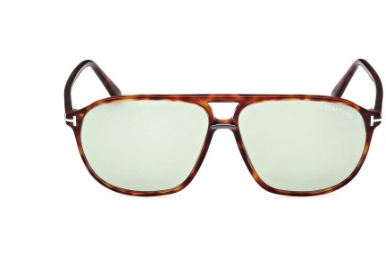 Okulary przeciwsłoneczne Tom Ford FT1026 54N Pilotki (Aviator) Havana