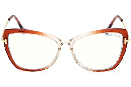 Okulary korekcyjne Tom Ford FT5882-B 044 Kocie oczy Wielokolorowe