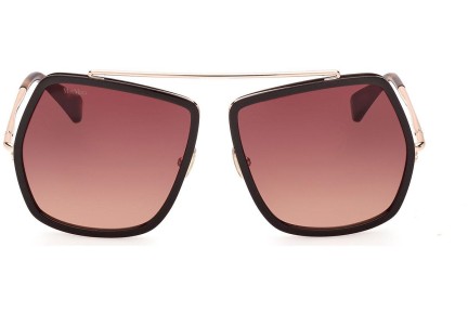 Okulary przeciwsłoneczne Max Mara MM0060 50F Nieregularny Brązowe