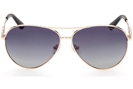 Okulary przeciwsłoneczne Guess GU7885-H 32D Polarized Pilotki (Aviator) Złote