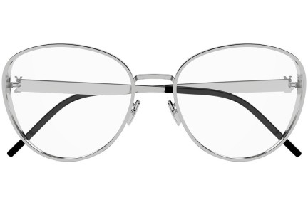 Okulary korekcyjne Saint Laurent SLM93 001 Kwadratowe Srebrne