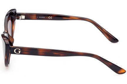 Okulary przeciwsłoneczne Guess GU9216 52F Kocie oczy Havana