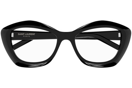 Okulary korekcyjne Saint Laurent SL68OPT 001 Kocie oczy Czarne