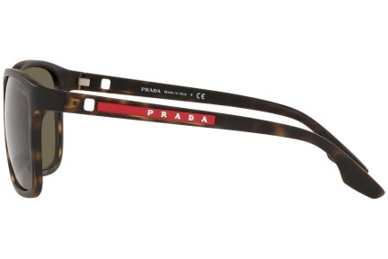 Okulary przeciwsłoneczne Prada Linea Rossa PS02WS 58106H Kwadratowe Havana