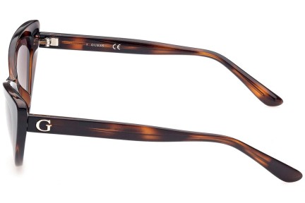 Okulary przeciwsłoneczne Guess GU7830 52F Kocie oczy Havana