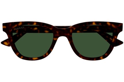 Okulary przeciwsłoneczne Gucci GG1116S 002 Kwadratowe Havana