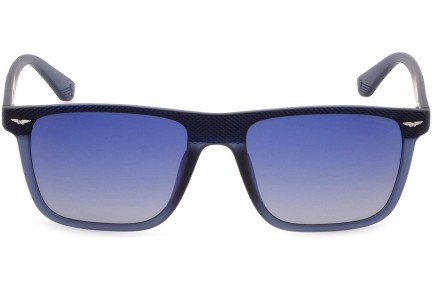 Okulary przeciwsłoneczne Police Gator 2 SPLE02 R22P Polarized Kwadratowe Niebieskie