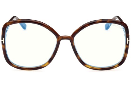 Okulary korekcyjne Tom Ford FT5845-B 052 Kwadratowe Havana