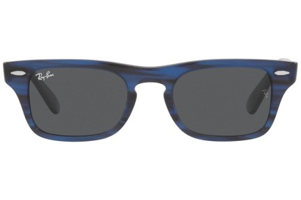 Okulary przeciwsłoneczne Ray-Ban Junior Burbank Jr RJ9083S 707287 Prostokątne Niebieskie