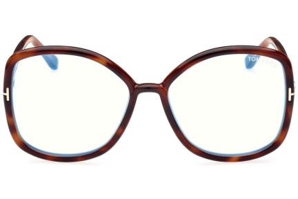 Okulary korekcyjne Tom Ford FT5845-B 053 Kwadratowe Havana